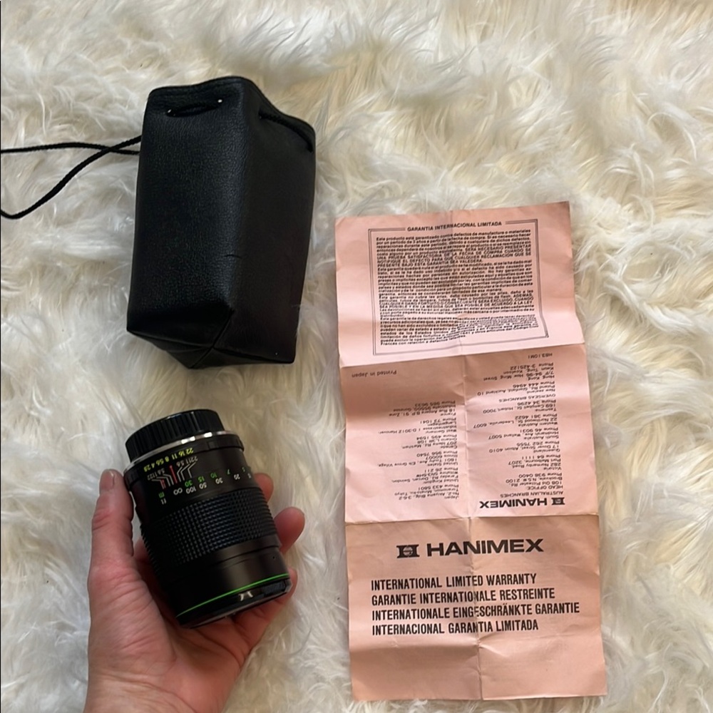 Hanimex Black Camera Lens
